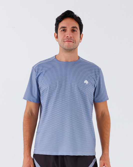 Panther Dry-Fit Tee Silver Mesh