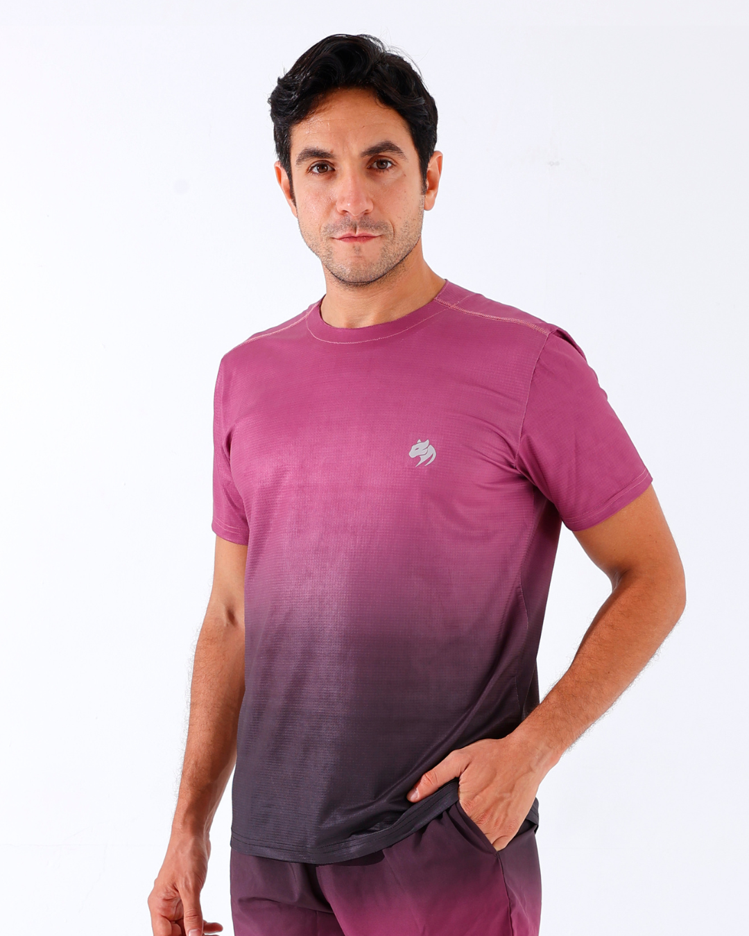 Panther Mulberry Gradient Tee