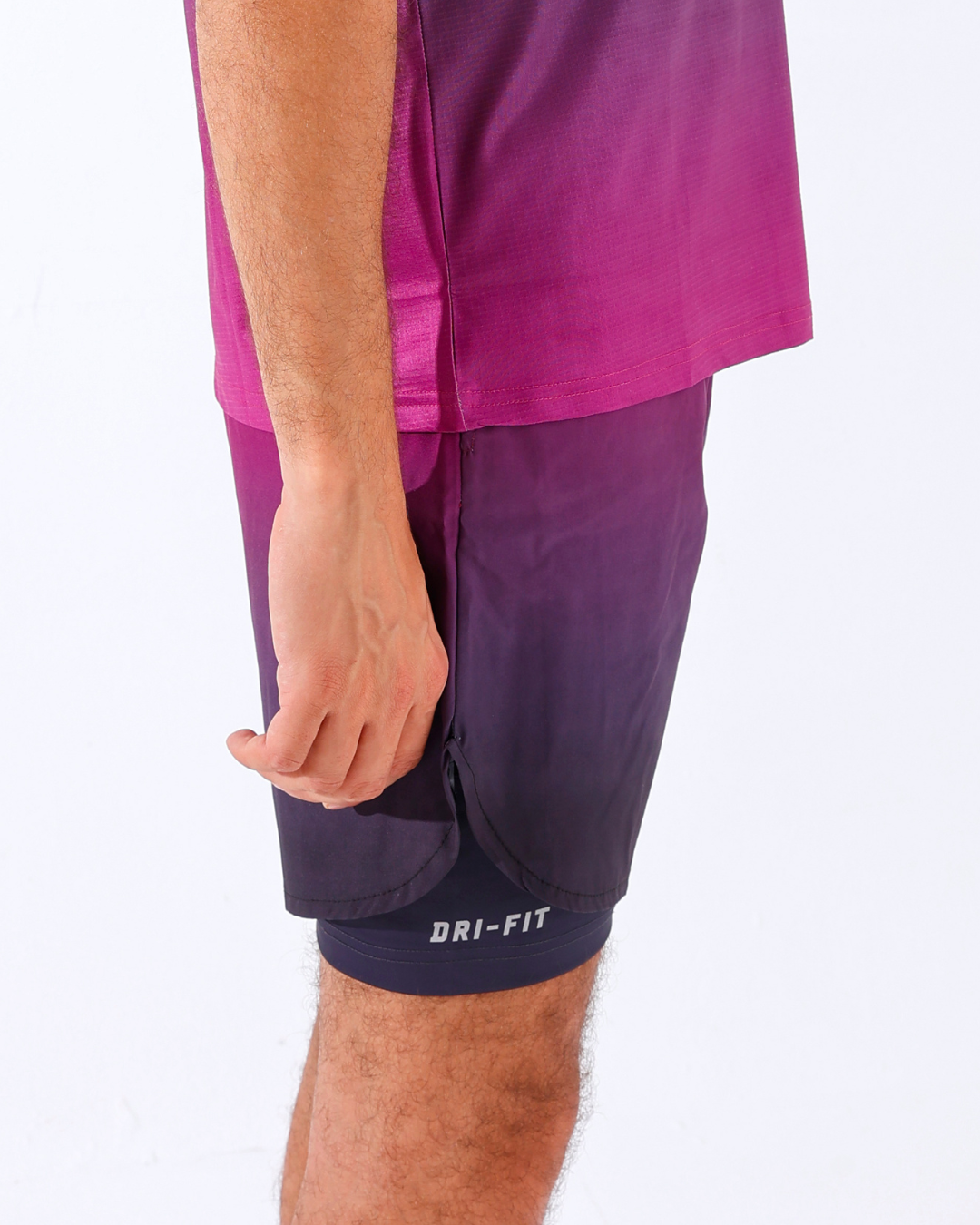 Panther Purple Gradient Shorts