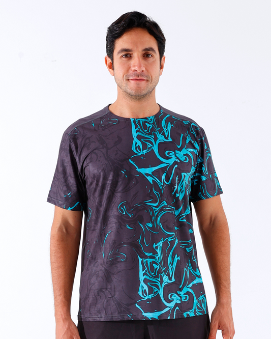 Panther Aqua Burn Tee