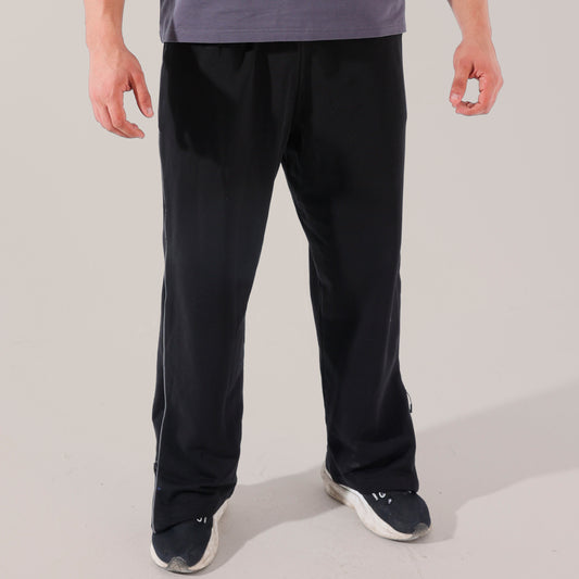 Black Wide leg performance Sweatpants
