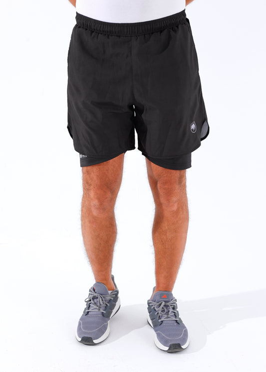 Panther Dry-Fit Essential Black Shorts