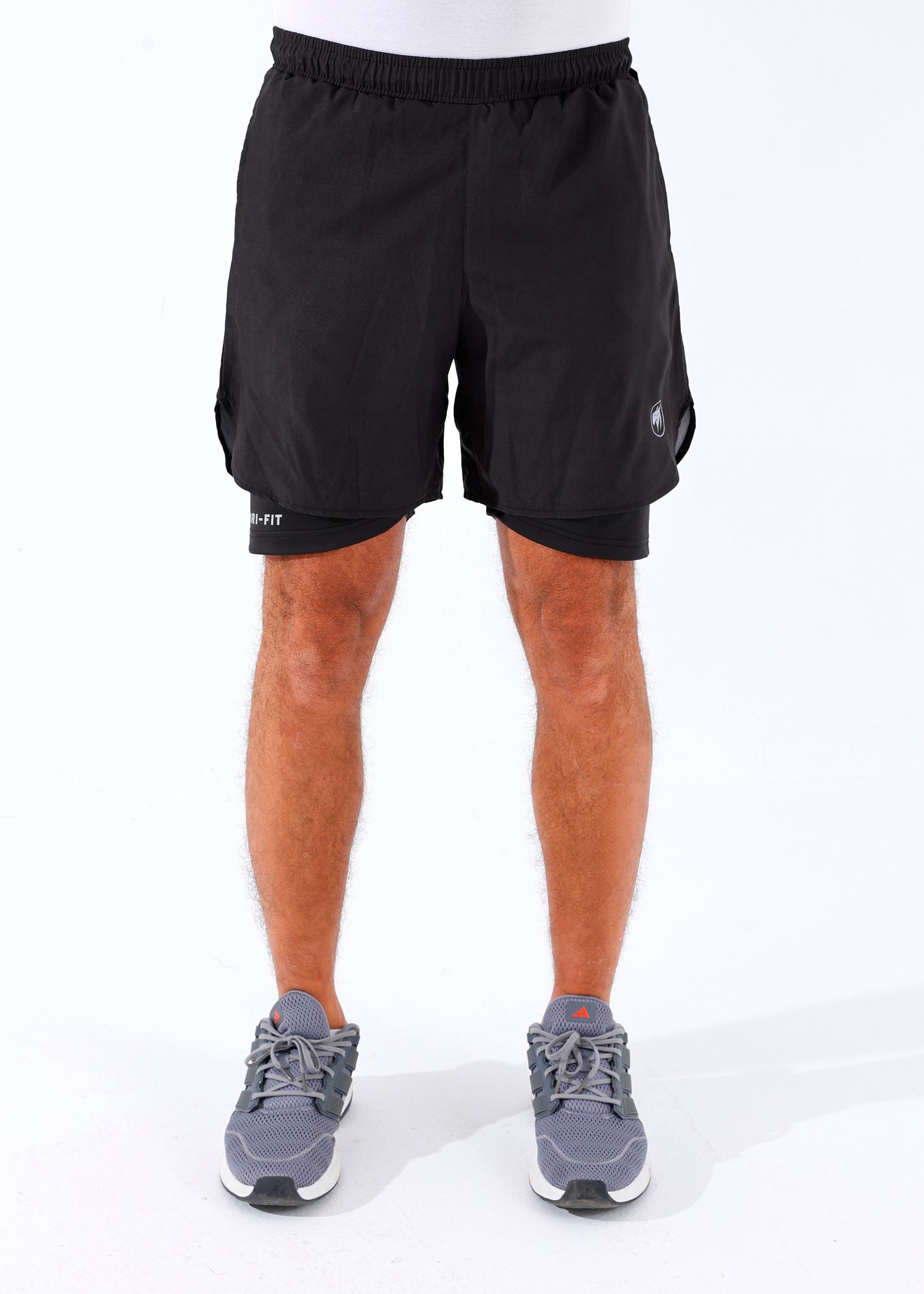 Panther Dry-Fit Essential Black Shorts