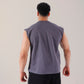 Gray performa tank top