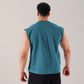Teal blue performa tank top