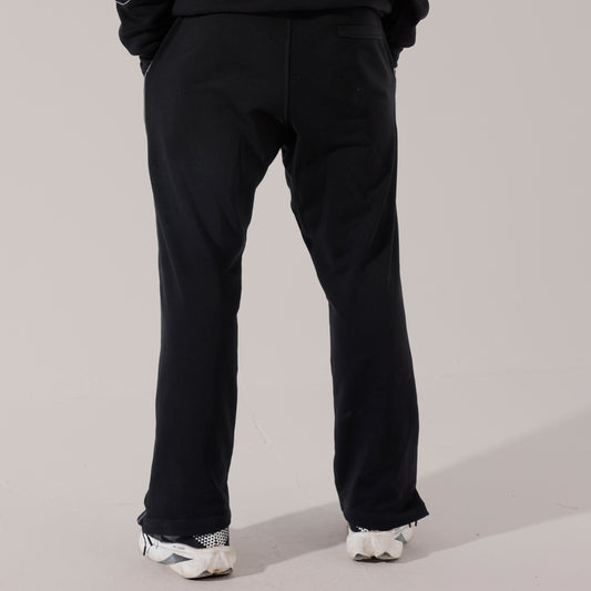Black Wide leg performance Sweatpants