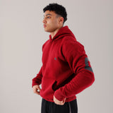 Maroon red Oversized Monster Hoodie