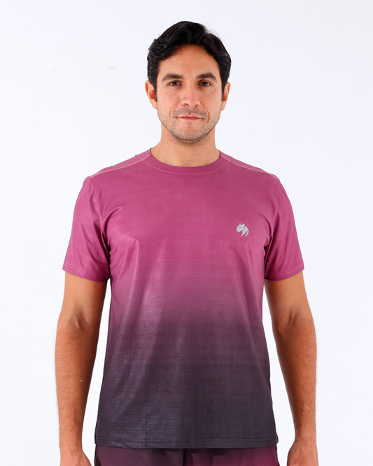 Panther Mulberry Gradient Tee