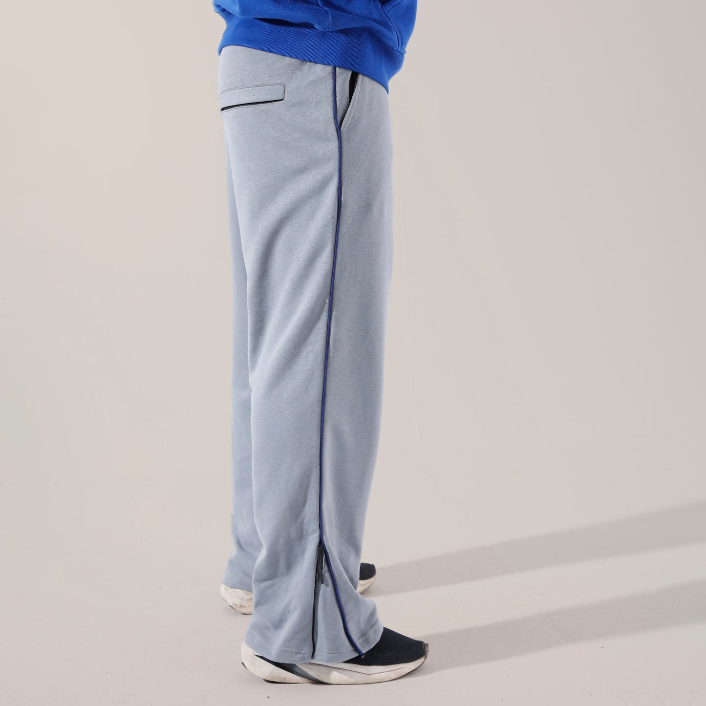 Grey Wide leg performance Sweatpants