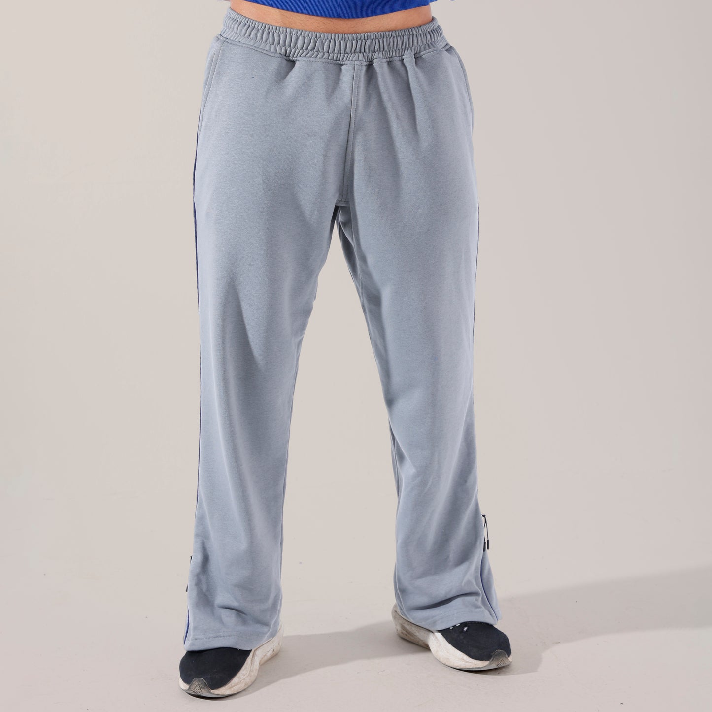 Grey Wide leg performance Sweatpants