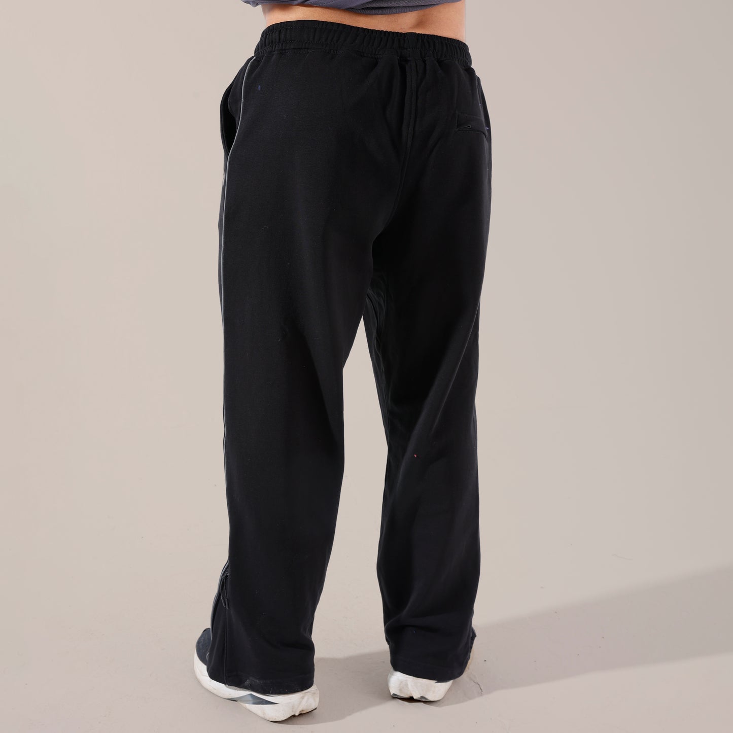 Black Wide leg performance Sweatpants