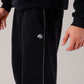Black Wide leg performance Sweatpants