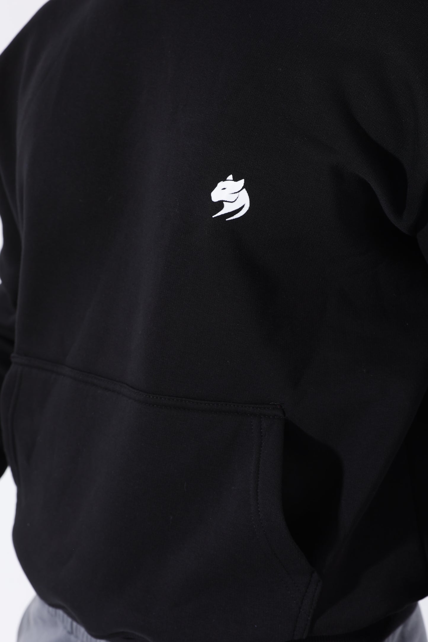 Black Oversized Monster Hoodie