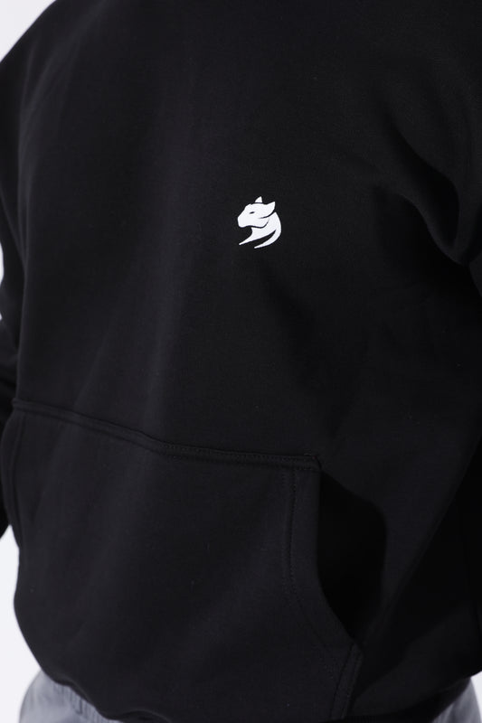 Black Oversized Monster Hoodie