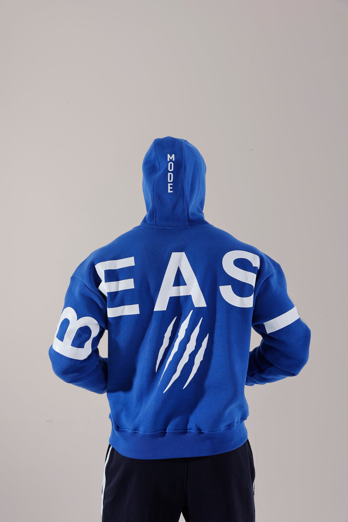 Moraccan Blue Oversized Monster Hoodie