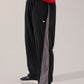 Black v cut sweatpants