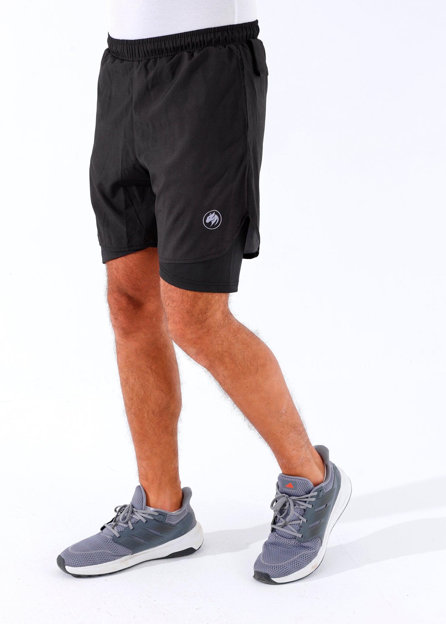 Panther Dry-Fit Essential Black Shorts