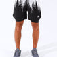 Panther Dry-Fit B&W Shorts