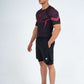 Maroon red Panther Pro-compression/Short Set