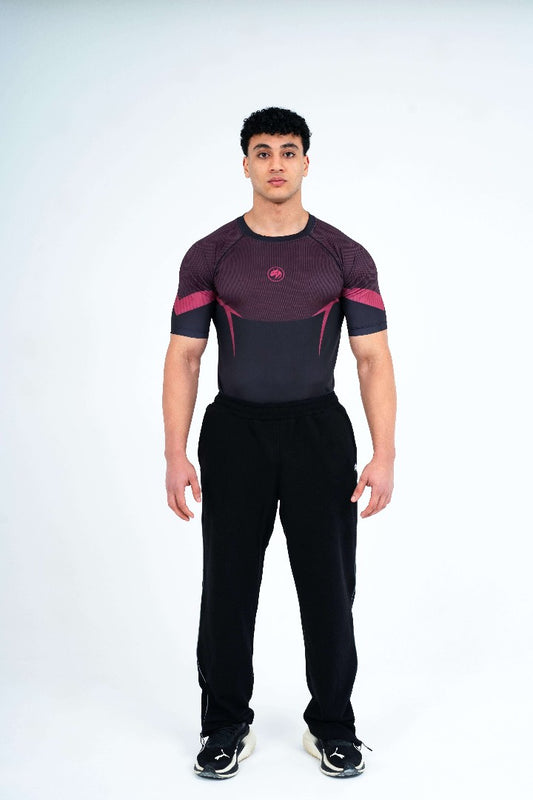 Maroon Red Panther-Pro Compression/ Pants Set