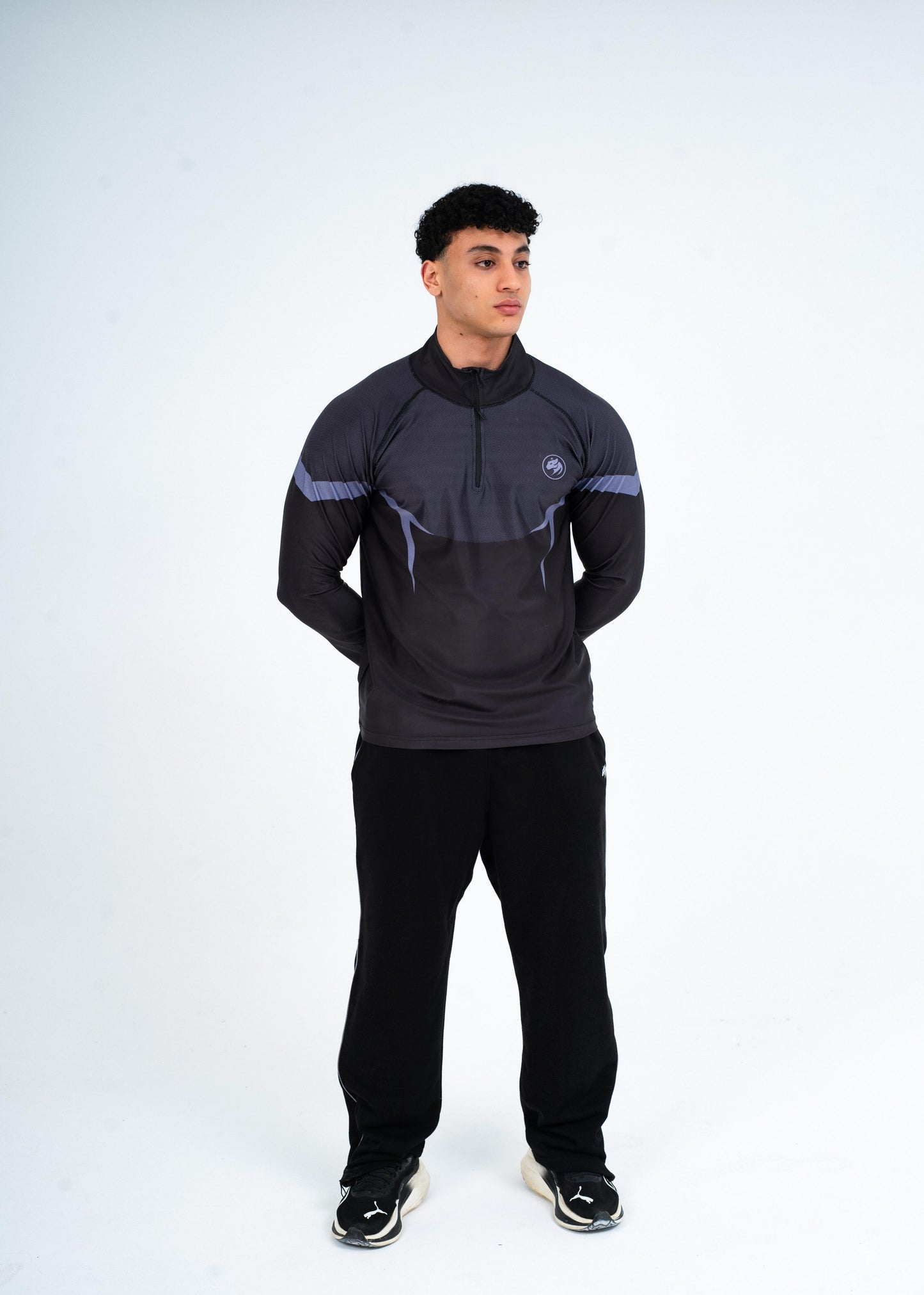 Silver Panther Pro Quarter Zip + Sweat Pants set