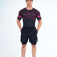Maroon red Panther Pro-compression/Short Set