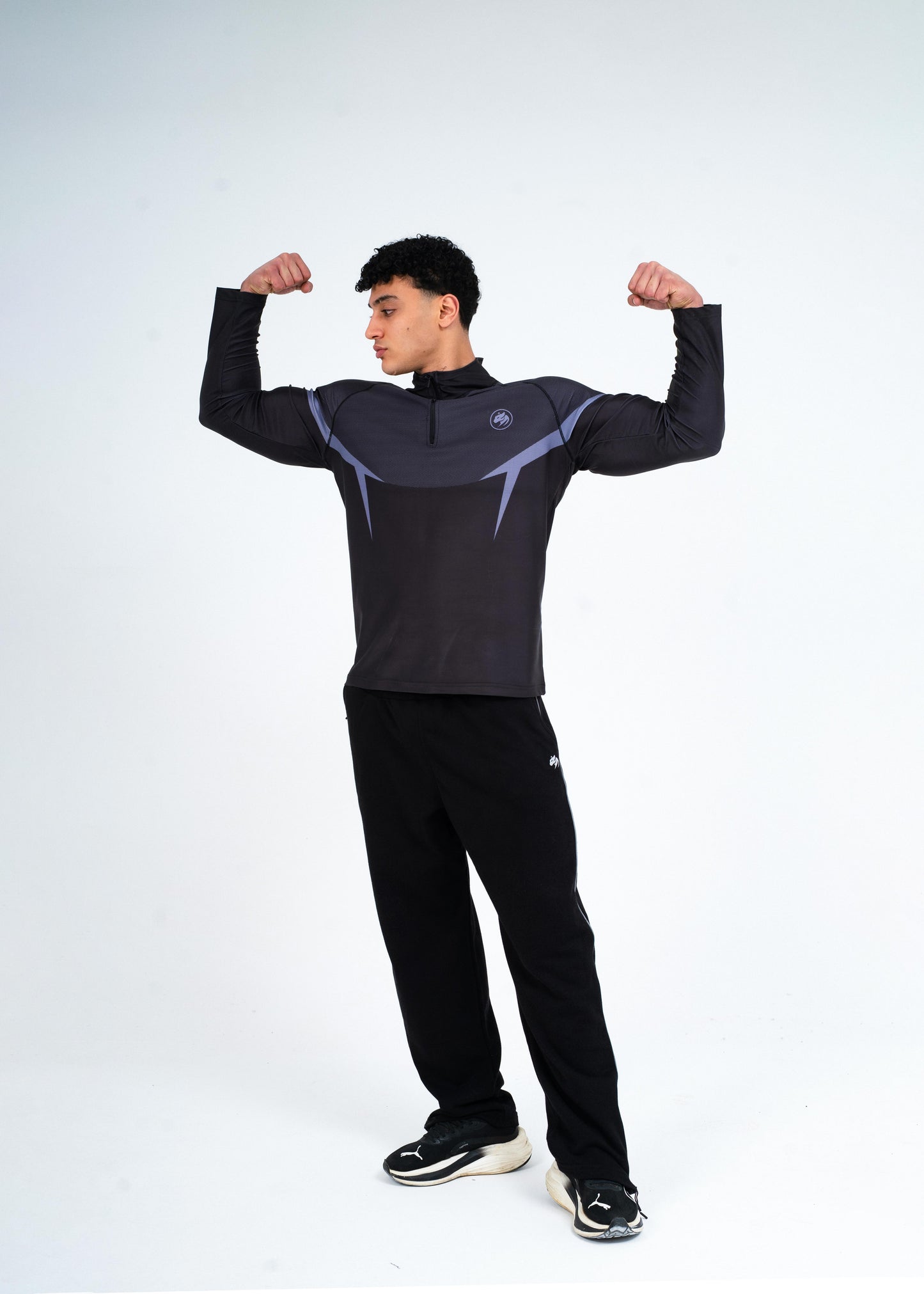 Silver Panther Pro Quarter Zip + Sweat Pants set