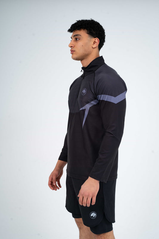 Panther Pro Quarter Zipper- Silver